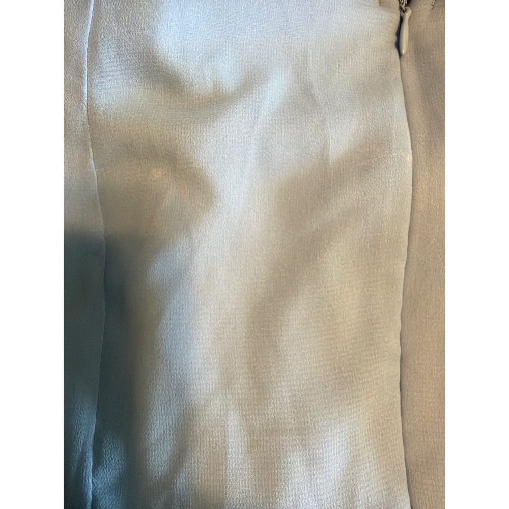 OW Collection Blue Colorblock Chiffon Mini Dress NWT Fairycore Coquette Flawed - Picture 10 of 10